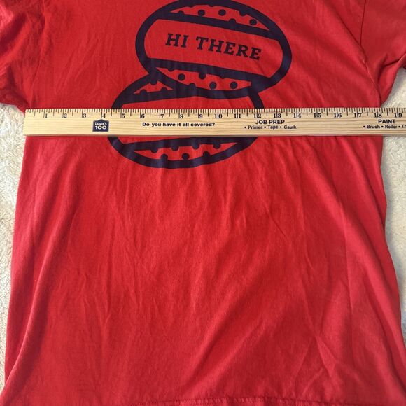 Chic Fil A I’m Here To Serve Catering T Shirt Red Branson Adult No Tag (Medium?) - Picture 5 of 8